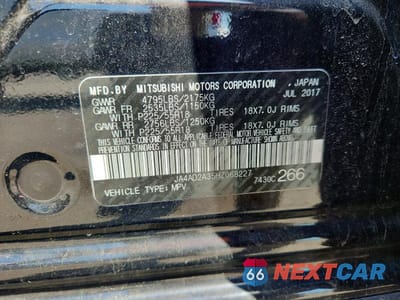 Zdjęcie 12 z 12 samochodu: 2017 MITSUBISHI OUTLANDER ES VIN:JA4AD2A35HZ068227 - miniatura