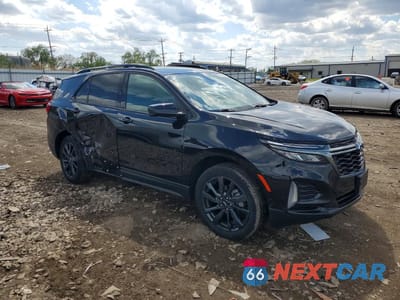Czwarte zdjęcie samochodu z boku: 2023 CHEVROLET EQUINOX RS VIN:3GNAXWEG7PL232768 - miniatura