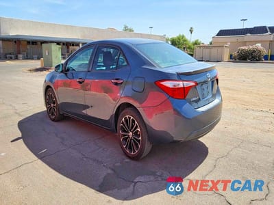 Trzecie zdjęcie samochodu z tyłu: 2015 TOYOTA COROLLA S PLUS VIN:5YFBURHE6FP316535 - miniatura
