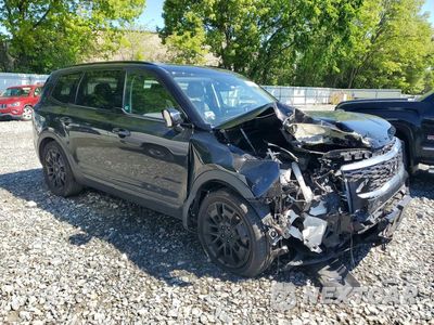 Czwarte zdjęcie samochodu z boku: 2022 KIA TELLURIDE SX VIN:5XYP5DHC1NG281054 - miniatura