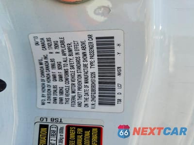 Zdjęcie 12 z 12 samochodu: 2013 HONDA CIVIC LX VIN:2HGFG3B59DH515226 - miniatura