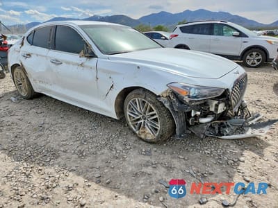 Czwarte zdjęcie samochodu z boku: 2021 GENESIS G70 2.0T VIN:KMTG64LA6MU073639 - miniatura