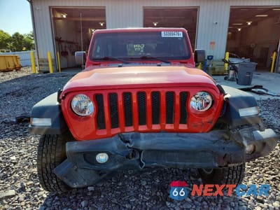 Piąte zdjęcie samochodu w środku: 2020 JEEP WRANGLER SPORT VIN:1C4GJXAN2LW203214 - miniatura