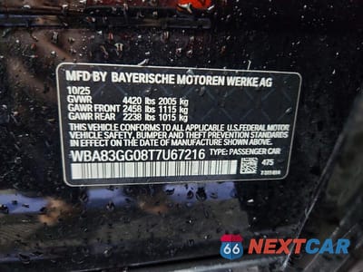 Zdjęcie 12 z 12 samochodu: 2026 B M W 2 SERIES 4D SEDAN GC 228 MSPORT VIN:WBA83GG08T7U67216 - miniatura