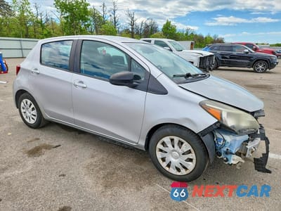 Czwarte zdjęcie samochodu z boku: 2015 TOYOTA YARIS 5-DOOR L VIN:VNKKTUD34FA027515 - miniatura