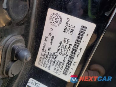 Zdjęcie 13 z 13 samochodu: 2012 HONDA CR-V EXL VIN:2HKRM4H79CH107298 - miniatura