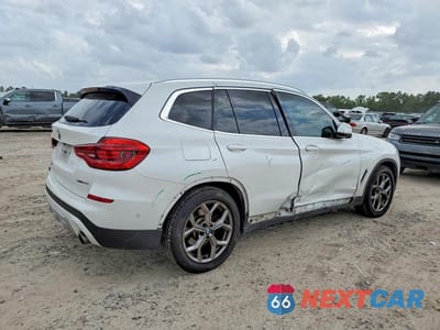 Trzecie zdjęcie samochodu z tyłu: 2021 BMW X3 SDRIVE30I VIN:5UXTY3C02M9D78987 - miniatura