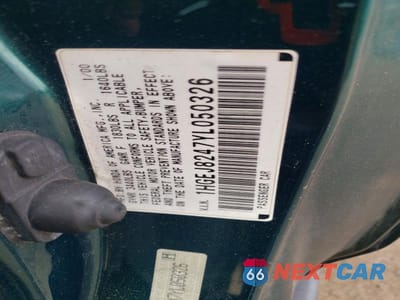 Zdjęcie 13 z 13 samochodu: 2000 HONDA CIVIC EX VIN:1HGEJ8247YL050326 - miniatura