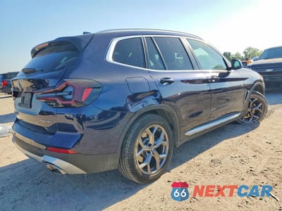 Trzecie zdjęcie samochodu z tyłu: 2022 BMW X3 SDRIVE30I VIN:5UX43DP0XN9M21134 - miniatura