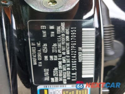 Zdjęcie 12 z 12 samochodu: 2023 KIA K5 LXS VIN:5XXG14J27PG170951 - miniatura