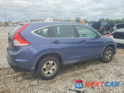 Trzecie zdjęcie samochodu z tyłu: 2013 HONDA CR-V LX VIN:2HKRM4H34DH669849 - miniatura