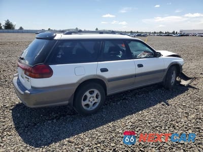Trzecie zdjęcie samochodu z tyłu: 1997 SUBARU LEGACY OUTBACK VIN:4S3BG6853V7648227 - miniatura