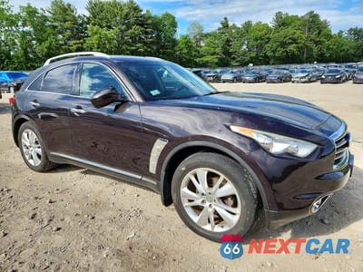 Czwarte zdjęcie samochodu z boku: 2012 INFINITI FX35 BASE VIN:JN8AS1MW2CM154374 - miniatura