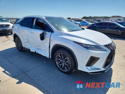 Czwarte zdjęcie samochodu z boku: 2022 LEXUS RX 450H F SPORT VIN:2T2YGMDA2NC072271 - miniatura