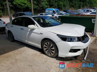 Czwarte zdjęcie samochodu z boku: 2017 HONDA ACCORD HYBRID EXL VIN:JHMCR6F5XHC018197 - miniatura
