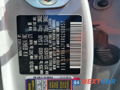 Zdjęcie 13 z 13 samochodu: 2024 KIA SORENTO SX VIN:5XYRK4JF6RG260857 - miniatura