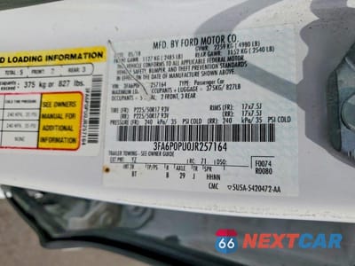 Zdjęcie 12 z 12 samochodu: 2018 FORD FUSION SE PHEV VIN:3FA6P0PU0JR257164 - miniatura
