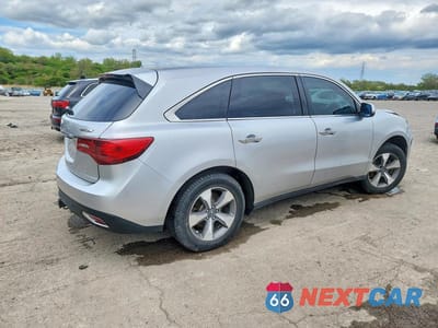 Trzecie zdjęcie samochodu z tyłu: 2015 ACURA MDX VIN:5FRYD4H28FB010059 - miniatura