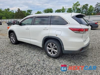 Drugie zdjęcie samochodu z przodu: 2015 TOYOTA HIGHLANDER XLE VIN:5TDKKRFH4FS112942 - miniatura