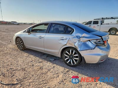 Drugie zdjęcie samochodu z przodu: 2014 HONDA CIVIC EXL VIN:19XFB2F96EE027577 - miniatura