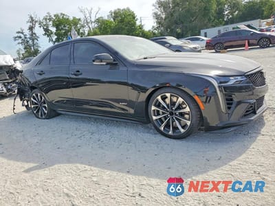 Czwarte zdjęcie samochodu z boku: 2023 CADILLAC CT4-V BLACKWING VIN:1G6DL5RP2P0410219 - miniatura