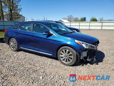 Czwarte zdjęcie samochodu z boku: 2016 HYUNDAI SONATA SPORT VIN:5NPE34AF4GH426651 - miniatura