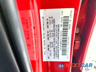 Zdjęcie 12 z 12 samochodu: 2019 MAZDA 3 PREFERRED VIN:JM1BPAMM1K1130535 - miniatura