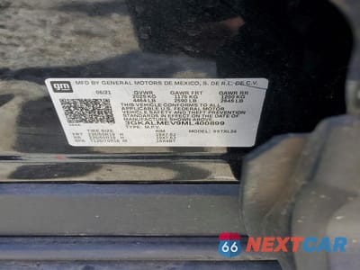 Zdjęcie 13 z 13 samochodu: 2021 GMC TERRAIN SLE VIN:3GKALMEV9ML400899 - miniatura