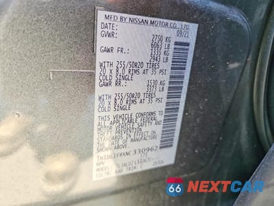 Zdjęcie 14 z 14 samochodu: 2022 INFINITI QX60 LUXE VIN:5N1DL1FRXNC330962 - miniatura