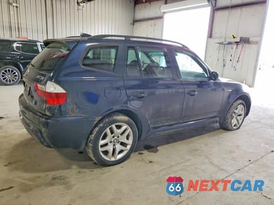 Trzecie zdjęcie samochodu z tyłu: 2007 BMW X3 VIN:WBXPC93417WF15532 - miniatura