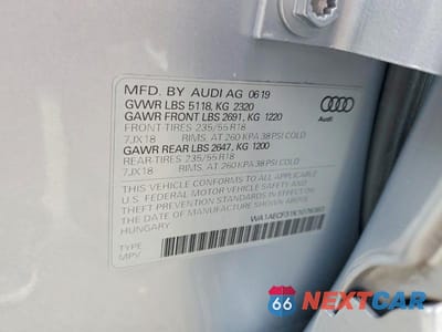 Zdjęcie 13 z 13 samochodu: 2019 AUDI Q3 PREMIUM VIN:WA1AECF31K1078383 - miniatura