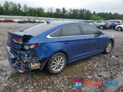 Trzecie zdjęcie samochodu z tyłu: 2019 HYUNDAI SONATA SE VIN:5NPE24AF2KH788568 - miniatura
