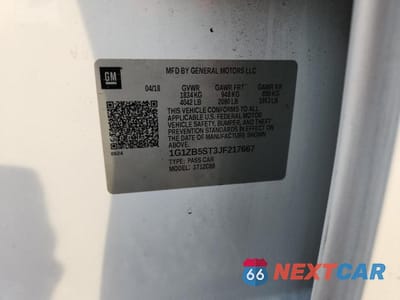 Zdjęcie 12 z 12 samochodu: 2018 CHEVROLET MALIBU LS VIN:1G1ZB5ST3JF217667 - miniatura