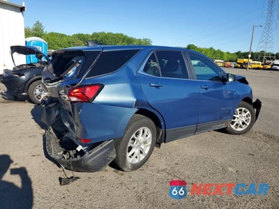 Trzecie zdjęcie samochodu z tyłu: 2024 CHEVROLET EQUINOX LT VIN:3GNAXUEG8RL351713 - miniatura