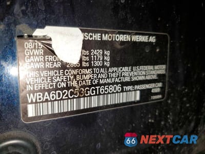 Zdjęcie 13 z 13 samochodu: 2016 BMW 640 XI GRAN COUPE VIN:WBA6D2C53GGT65806 - miniatura