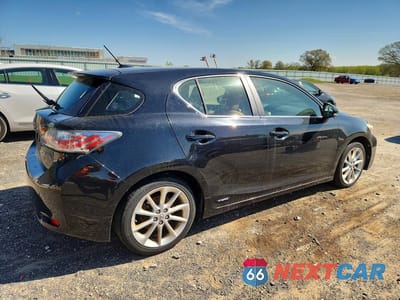 Trzecie zdjęcie samochodu z tyłu: 2013 LEXUS CT 200 VIN:JTHKD5BH9D2154020 - miniatura