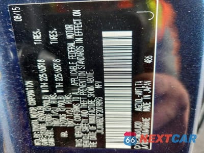 Zdjęcie 13 z 13 samochodu: 2015 LEXUS NX 200T VIN:JTJYARBZ1F2019893 - miniatura