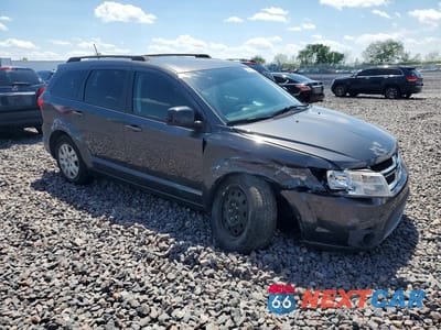 Czwarte zdjęcie samochodu z boku: 2019 DODGE JOURNEY SE VIN:3C4PDCBB9KT861363 - miniatura