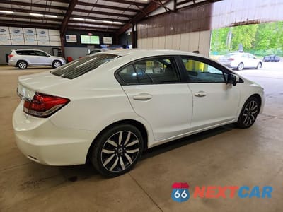 Trzecie zdjęcie samochodu z tyłu: 2014 HONDA CIVIC EXL VIN:19XFB2F95EE275691 - miniatura
