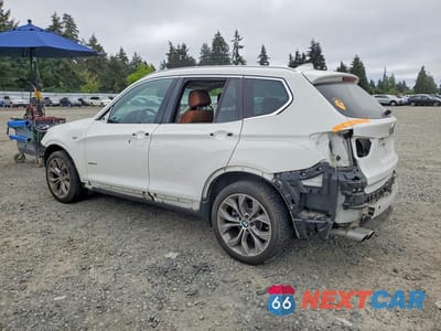 Drugie zdjęcie samochodu z przodu: 2017 BMW X3 SDRIVE28I VIN:5UXWZ7C33H0V88758 - miniatura