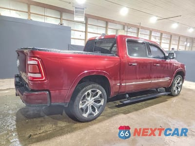 Trzecie zdjęcie samochodu z tyłu: 2020 RAM 1500 LIMITED VIN:1C6SRFHT4LN136260 - miniatura