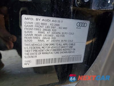 Zdjęcie 13 z 13 samochodu: 2017 AUDI Q7 PRESTIGE VIN:WA1VAAF74HD058382 - miniatura