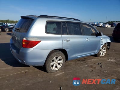 Trzecie zdjęcie samochodu z tyłu: 2009 TOYOTA HIGHLANDER BASE VIN:JTEDS41A492082614 - miniatura