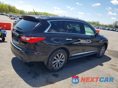 Trzecie zdjęcie samochodu z tyłu: 2014 INFINITI QX60 HYBRID VIN:5N1CL0MM7EC531232 - miniatura