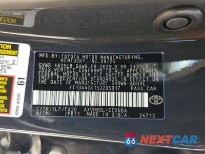 Zdjęcie 13 z 13 samochodu: 2025 TOYOTA CAMRY LE VIN:4T1DAACK1SU205917 - miniatura