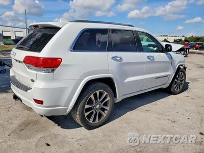 Trzecie zdjęcie samochodu z tyłu: 2018 JEEP GRAND CHEROKEE OVERLAND VIN:1C4RJECG1JC204994 - miniatura