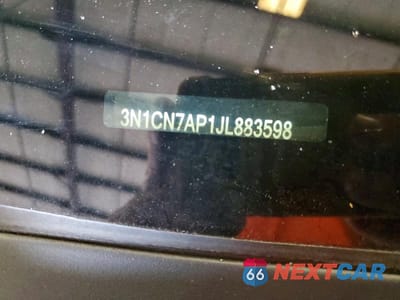 Zdjęcie 12 z 12 samochodu: 2018 NISSAN VERSA SV VIN:3N1CN7AP1JL883598 - miniatura