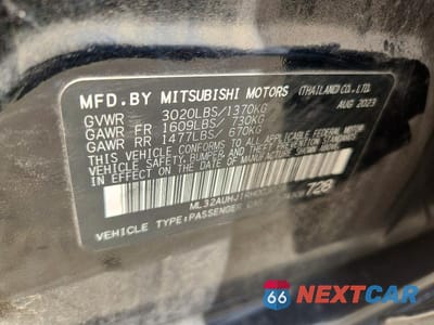Zdjęcie 13 z 13 samochodu: 2024 MITSUBISHI MIRAGE VIN:ML32AUHJ1RH003078 - miniatura