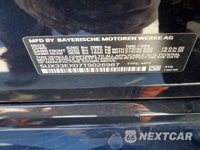 Zdjęcie 13 z 13 samochodu: 2026 BMW X6 XDRIVE40I VIN:5UX33EX07T9026987 - miniatura