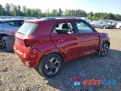 Trzecie zdjęcie samochodu z tyłu: 2025 HYUNDAI VENUE SEL VIN:KMHRC8A37SU394495 - miniatura